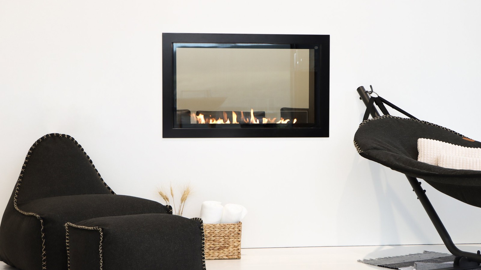 MONTREAL -INTERIOR AND EXTERIOR FIREPLACE